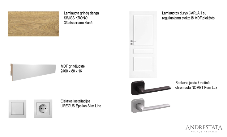 3 variantas - laminatas